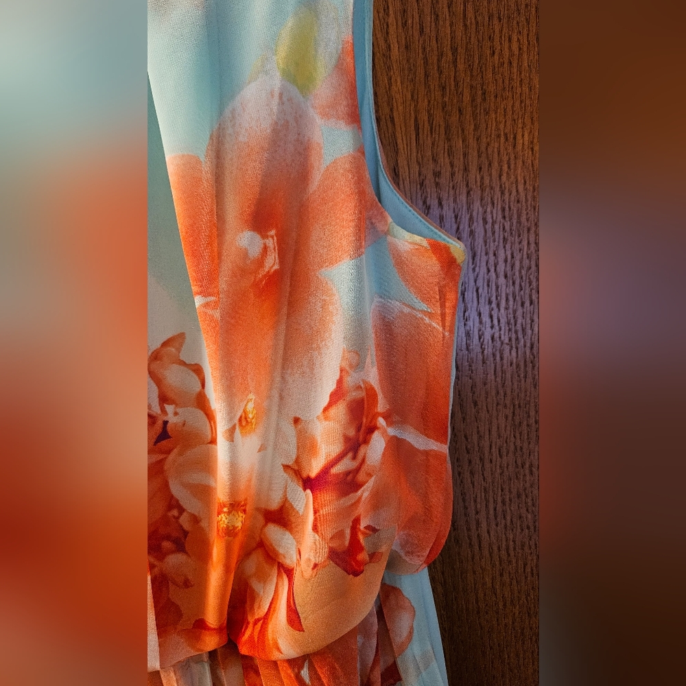 Floral Sleeveless Maxi Dress - Picture 7 of 12